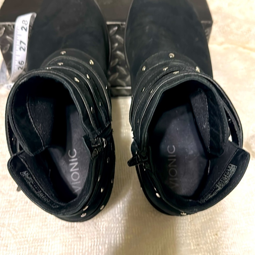 Vionic Country Lona Orthotic ankle boots Black Size 9 - Picture 7 of 7